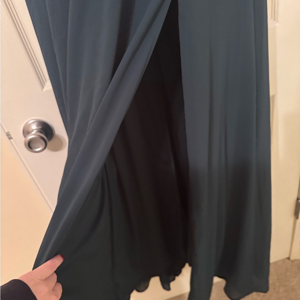 Lulu's Deep Blue Backless Dress - Picture 2 of 4